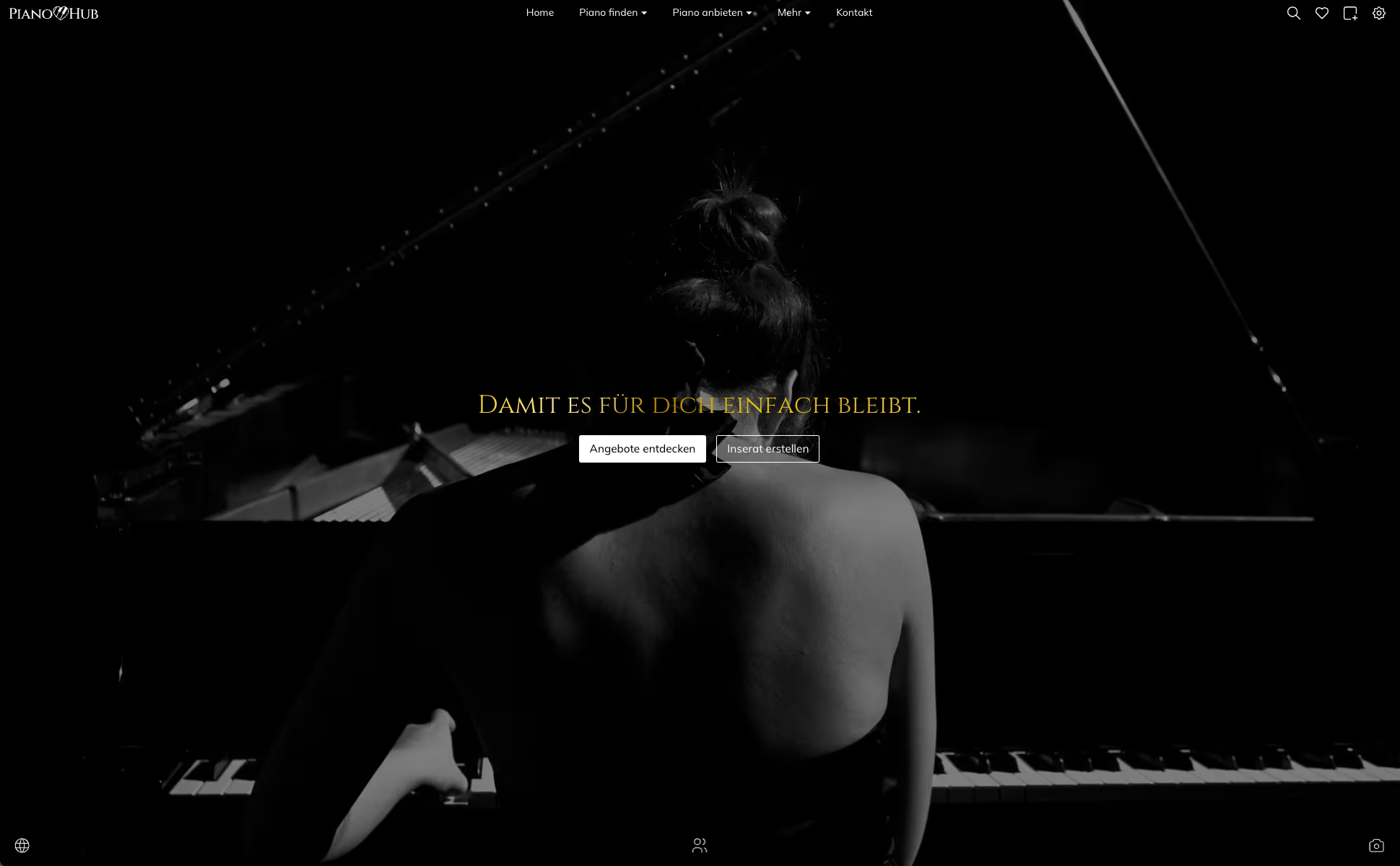 PianoHub auf MacBook